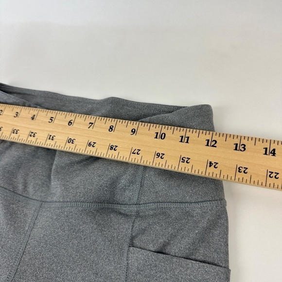 Members Mark Everyday Perforated Leggings Womens Small Gray - Picture 6 of 10